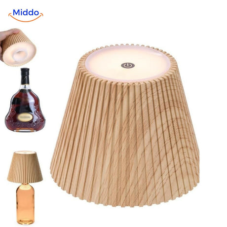 lampe sans fil à commande tactile pour bouteille de vin, idéale pour table et ambiance soirée
