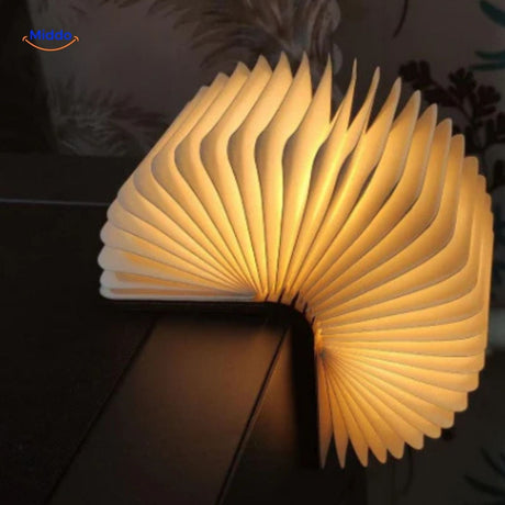 lampe de bureau pliable en forme d'angle, design original et minimaliste