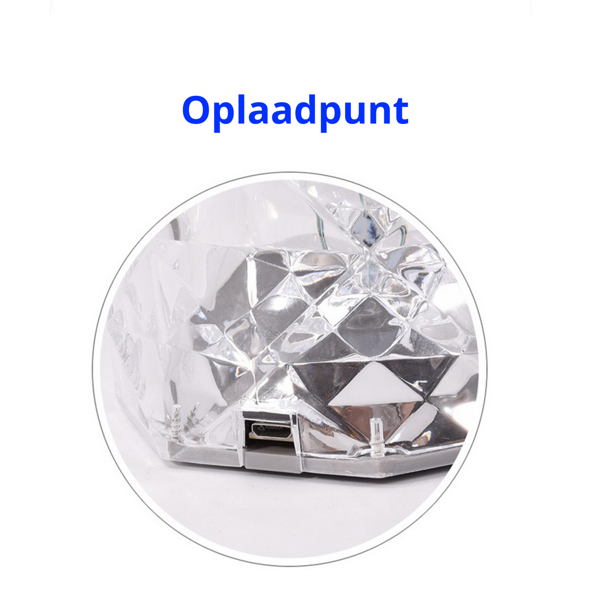lampe cristal taillée à facettes pour un look glamour et une touche de luxe dans votre intérieur