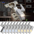 lampe led charniere fixee sur porte d'armoire avec fonction tactile