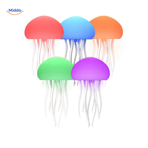 lampes méduse led multicolores pour enfants et adultes, cadeau décoratif idéal