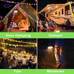 lampe rechargeable polyvalente pour le camping, le jardin, le camping-car et la randonnee