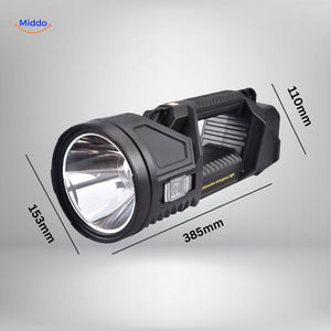 lampe de recherche avec dimensions compactes et conception ergonomique pour une prise en main facile