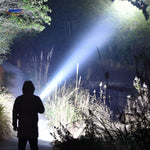 lampe de recherche LED puissante pour les aventures nocturnes et sorties camping en plein air