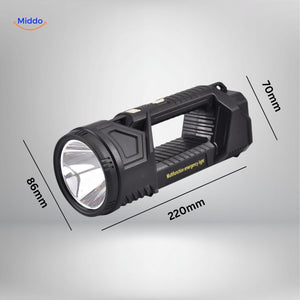 lampe de recherche LED idéale pour un usage mains libres grâce à son support intégré