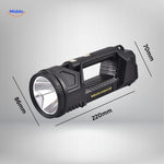 lampe de recherche LED idéale pour un usage mains libres grâce à son support intégré