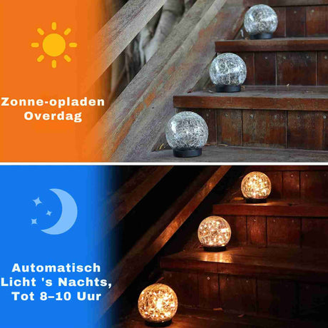 lampe solaire se rechargeant le jour et s'allumant automatiquement la nuit