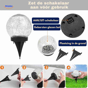 guide d'installation de la lampe solaire avec instructions étape par étape