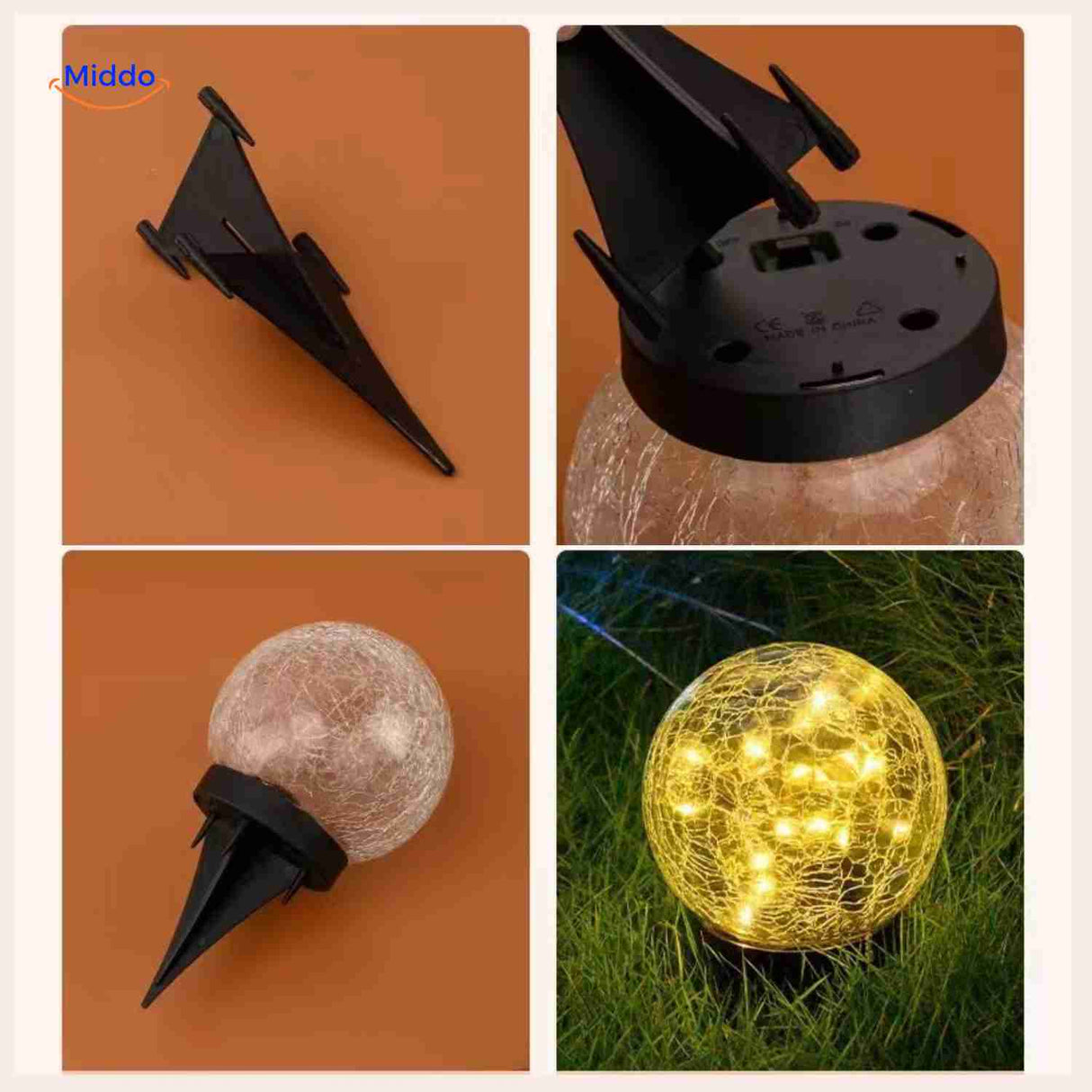 lampe solaire à montage facile pour un éclairage extérieur sans câblage