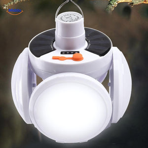 lampe solaire portable rechargeable idéale pour le camping et les activités en plein air