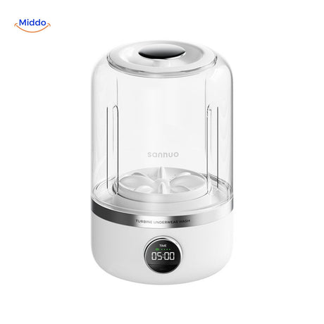 lave-linge turbine pour sous-vêtements au design moderne et épuré
