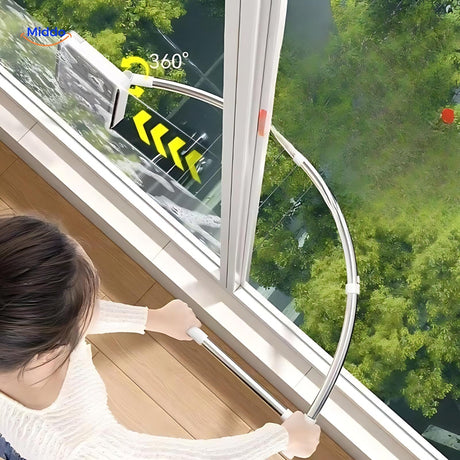 lave-vitre double face idéal pour nettoyer les fenêtres d'appartement sans risque