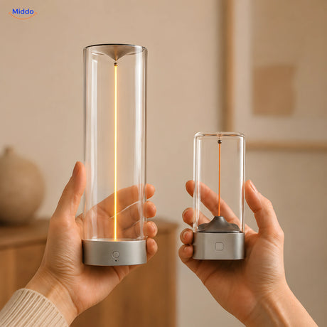 lampes portables Luminex Premium et Compact tenues en main middo-paris.fr