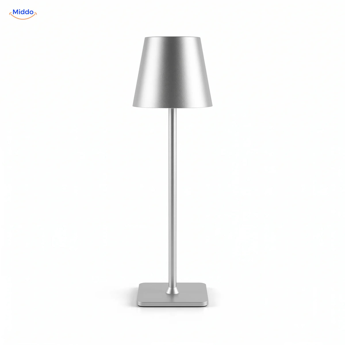 Lampe de table Lumiset rechargeable argent
