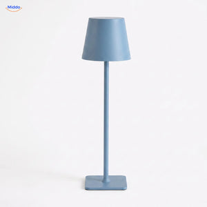 Lampe de table Lumiset rechargeable bleu