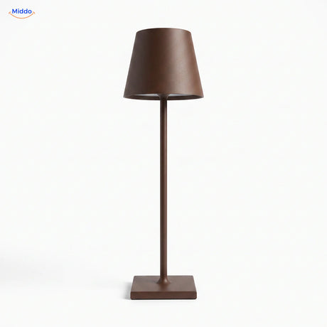 Lampe de table Lumiset rechargeable marron