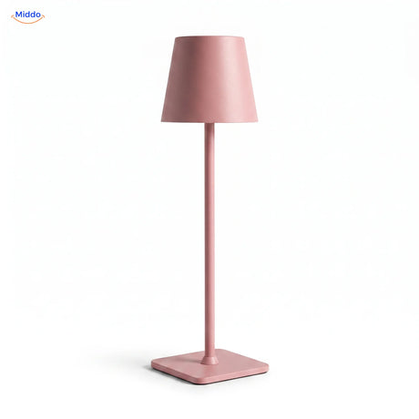 Lampe de table Lumiset rechargeable rose