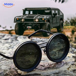 lunettes de soleil en situation extérieure, filtre ND9 pour lumière intense et conduite