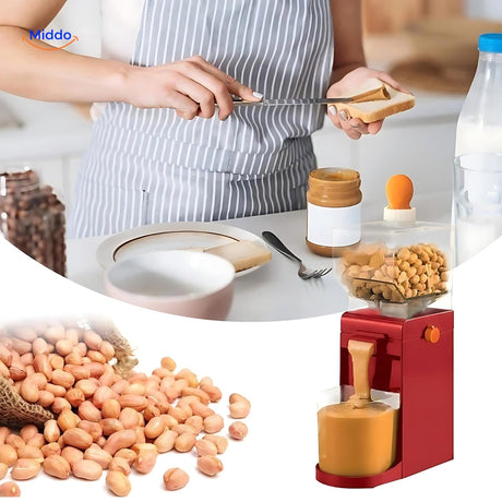 machine à beurre de cacahuète électrique pour préparer une pâte maison fraîche et saine