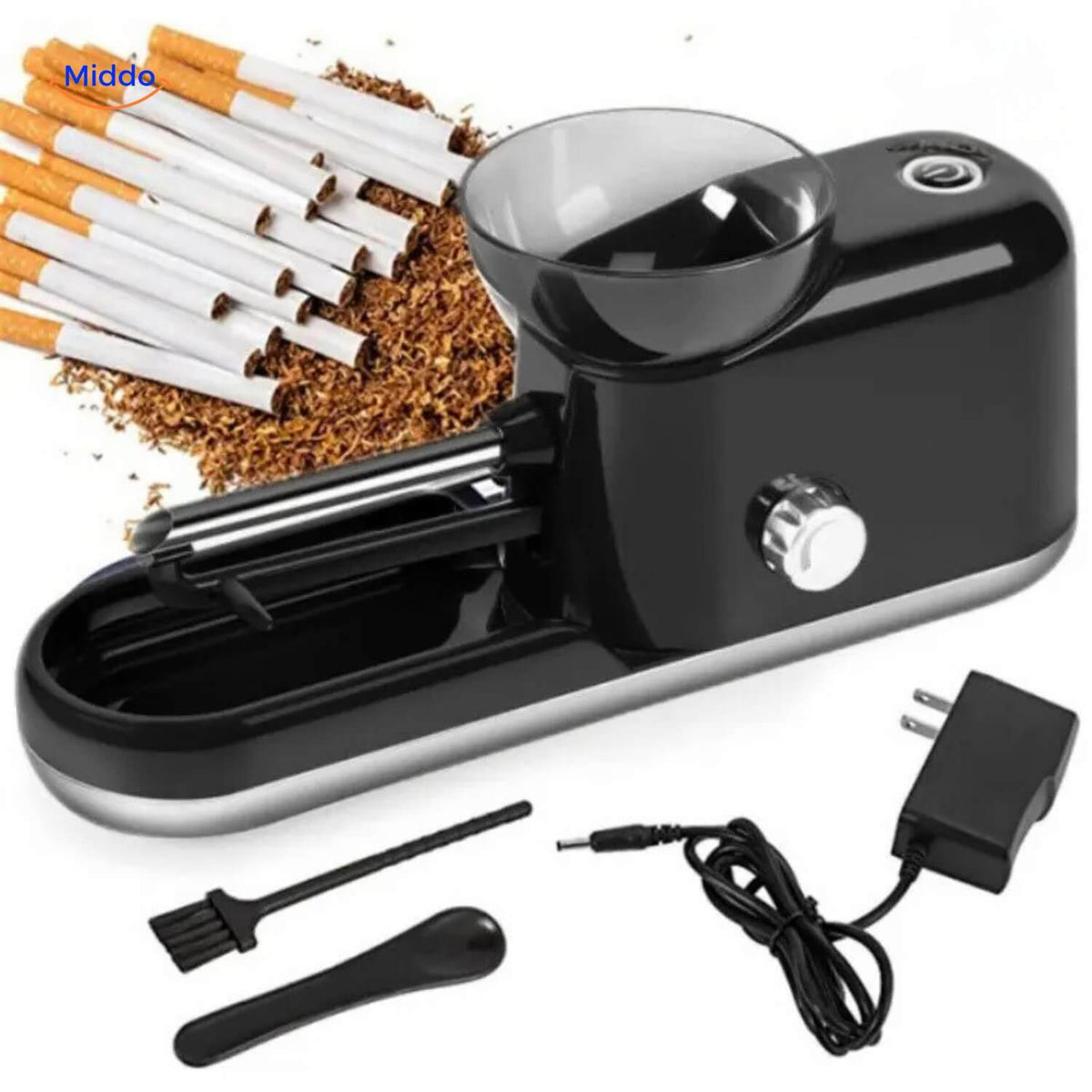 machine à cigarettes électrique automatique avec chargeur et cigarettes incluses