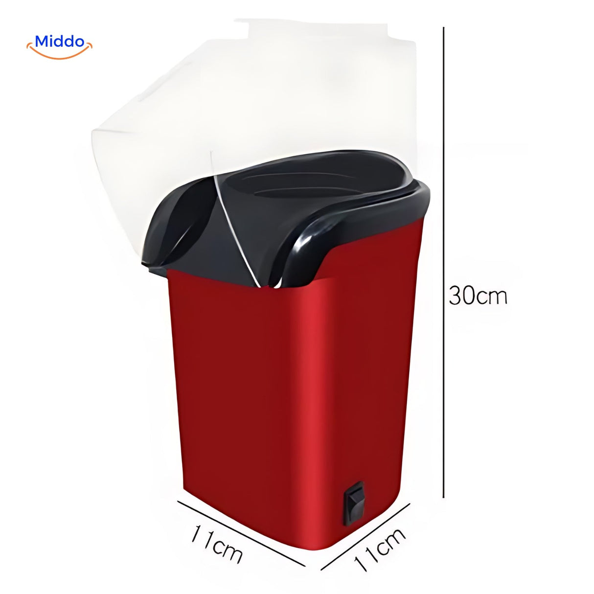 fiche technique de la machine à popcorn électrique mini, dimensions et caractéristiques