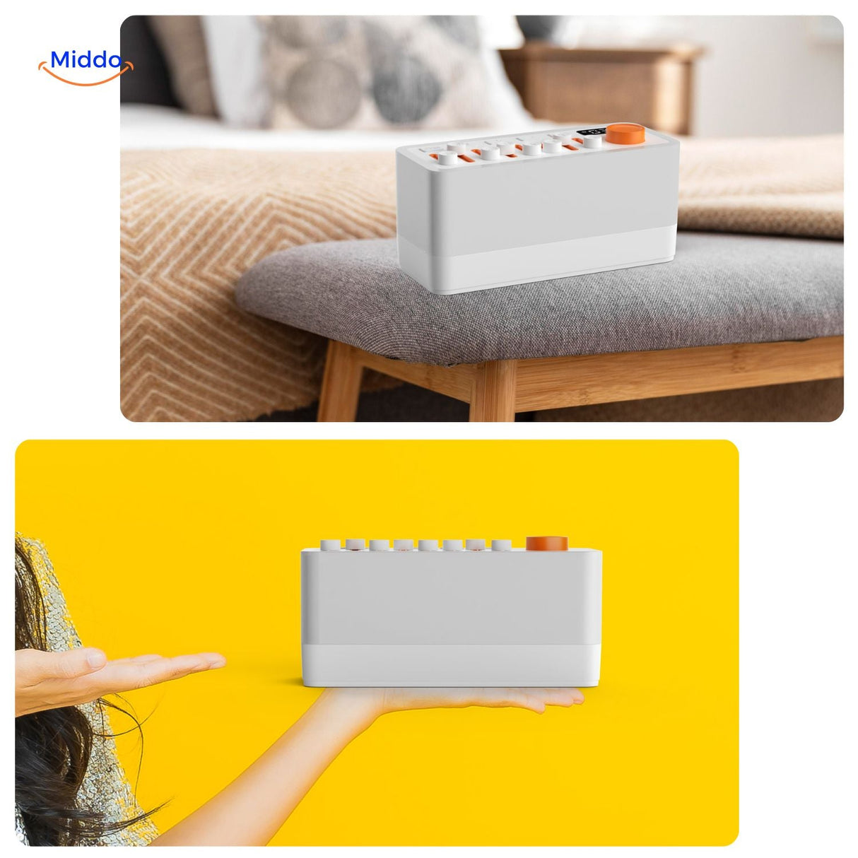 enceinte sons apaisants bruit blanc pour enfants et usage bureau, favorise concentration et sommeil