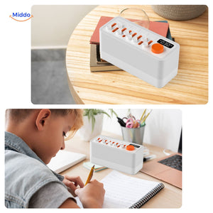 machine à sons intelligente pour le sommeil bluetooth posée sur table de nuit