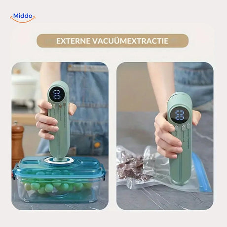machine sous vide utilisee pour extraire l air des boites de conservation hermetiques
