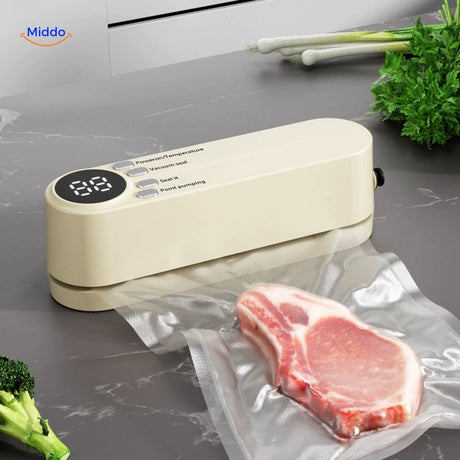 machine sous vide compacte pour conserver les produits carnes et charcuterie sous vide
