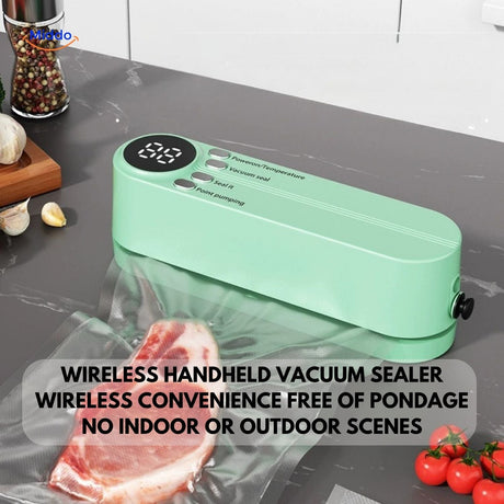 machine sous vide sans fil utilisable en interieur et en exterieur grace a sa batterie integree
