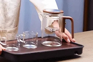 Théière magnétique Magnetea en verre avec filtre, démonstration vidéo, vue 15