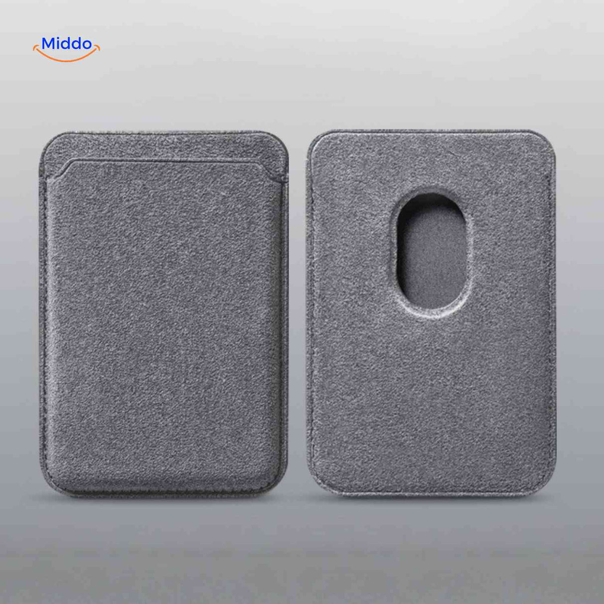 Porte-cartes MagSafe AlcantaPro en Alcantara, noir, vue 5