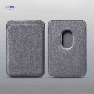 Porte-cartes MagSafe AlcantaPro en Alcantara, noir, vue 5