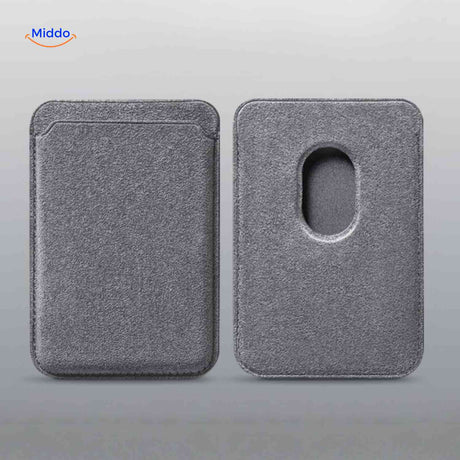 Porte-cartes MagSafe AlcantaPro en Alcantara, noir, vue 5