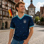 maillot supporter coupe du monde 2026 Allemagne coloris bleu foncé, vue de face