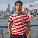 maillot de supporter coupe du monde 2026 États-Unis rouge et blanc, football homme