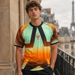 maillot de supporter coupe du monde 2026 France coloris vert et orange, football homme