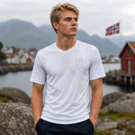 maillot de supporter coupe du monde 2026 Norvège blanc, football homme