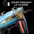 manette de jeu mobile gameflex h10 avec grip fps et ventilateur intégré, vue principale