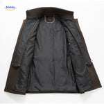 manteau en laine d'hiver, détail de l'intérieur et de la doublure chaude