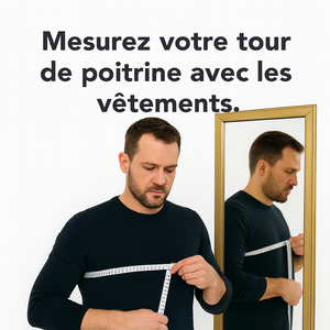 manteau en laine col double pour homme, visuel produit en situation