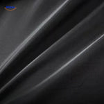 manteau en laine noir, texture du tissu en gros plan