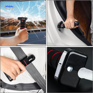 marteau de sécurité compact pour voyager sereinement, indispensable dans chaque véhicule