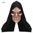 masque d'horreur halloween avec sourire sinistre effrayant
