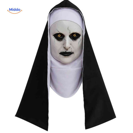 masque de nonne réaliste avec look horreur saisissant parfait pour halloween