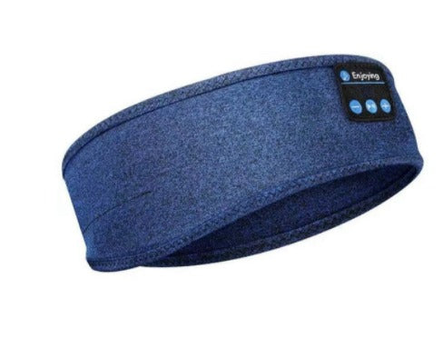 masque de sommeil bluetooth coloris bleu pour écouter de la musique en dormant