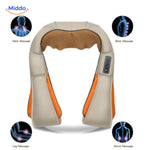 masseur cervical électrique avec noeuds shiatsu 3D pour un massage précis et efficace