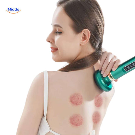 masseur cupping pour une thérapie en profondeur des tissus, libère les tensions et améliore la circulation