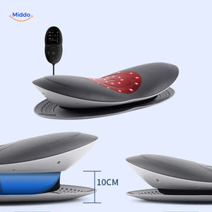 masseur dos chaleur infrarouge avec hauteur réglable jusqu'à 10 cm pour s'adapter à votre morphologie