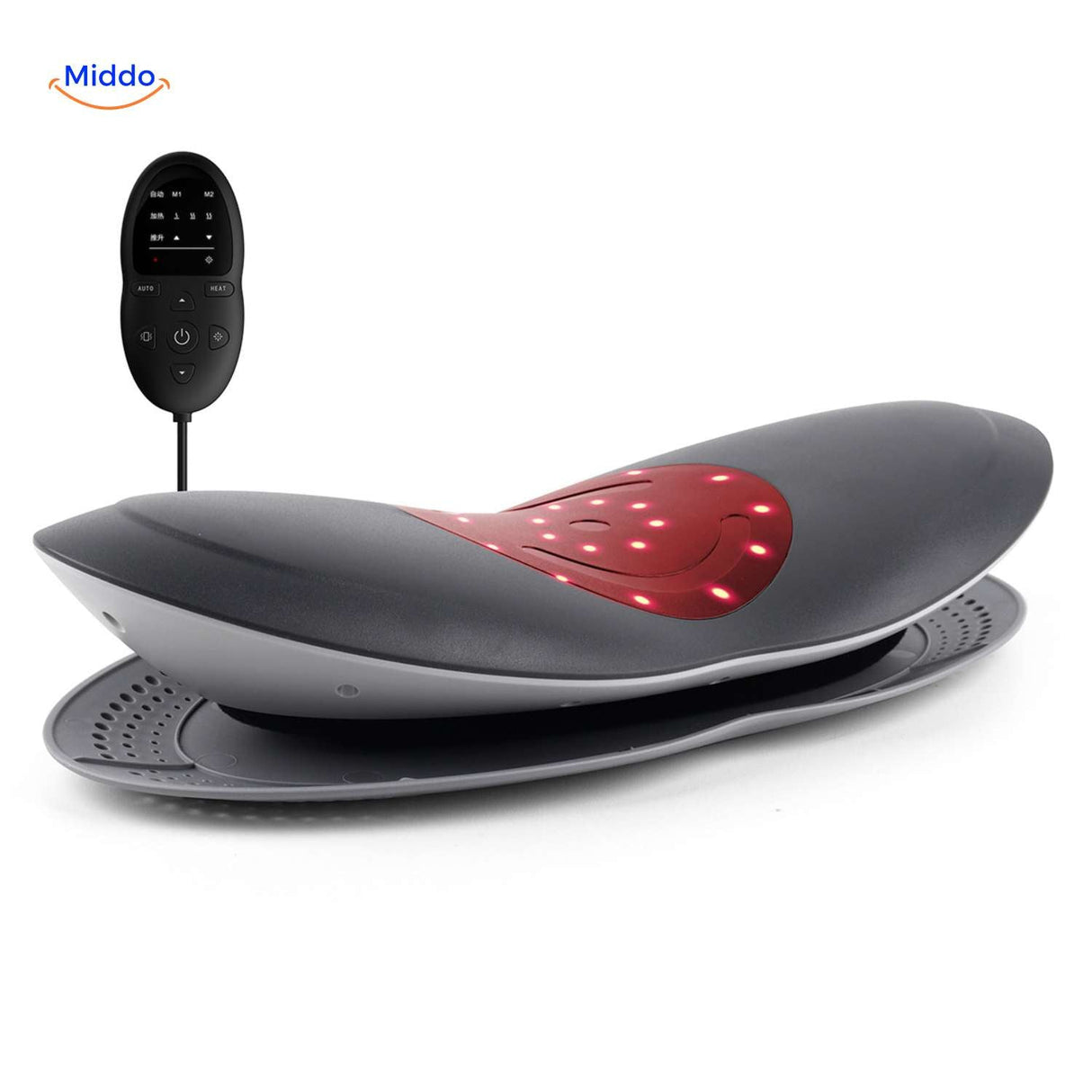 masseur dos lumière rouge infrarouge et forme ergonomique pour une utilisation quotidienne